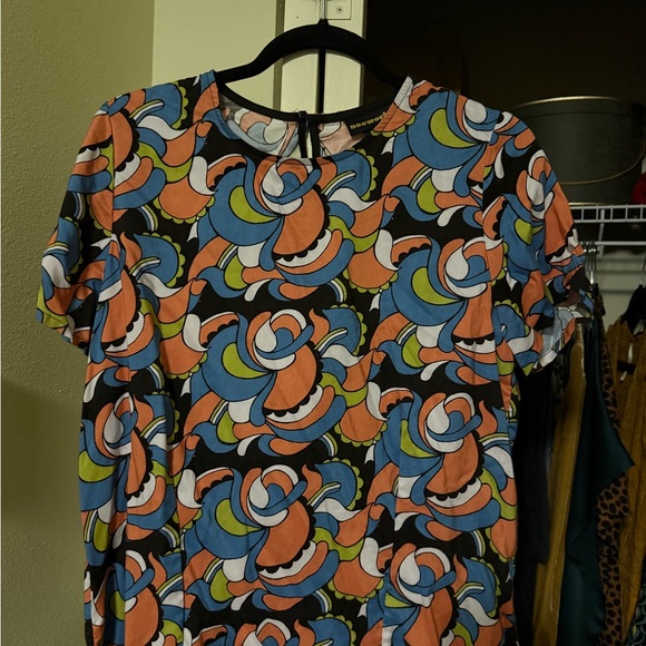 Nooworks Colorful Abstract Patterned Top - Picture 1 of 1